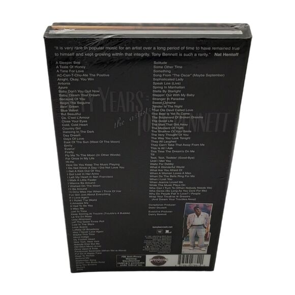 Sealed 5 CD Box Set Fifty Years Artistry of Tony Bennett with 72 Page Booklet - Picture 5 of 6